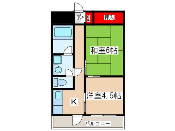 林ﾋﾞﾙの物件間取画像